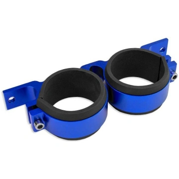 60MM Blue Dual Fuel Pump Mounting Bracket Universa