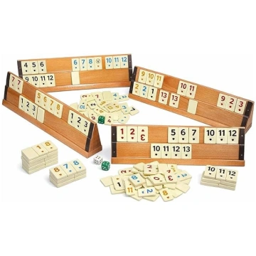 Turku Okey spēle Koka Okey spēles komplekts Rummy 