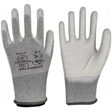 Protective gloves | Size: M | ESD | grey | EUROSTA