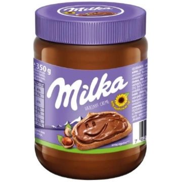 Šokolādes krēms MILKA lazdu riekstu 350g (450-1386