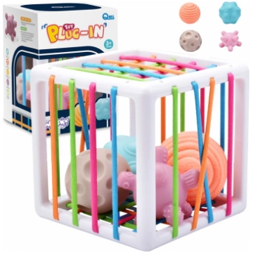 WOOPIE Baby Sorter elastīgs sensorais kubs