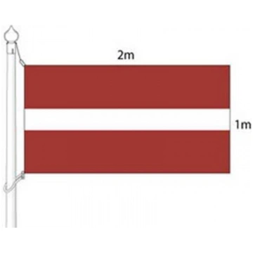 Latvijas valsts karogs 200x100cm mastam