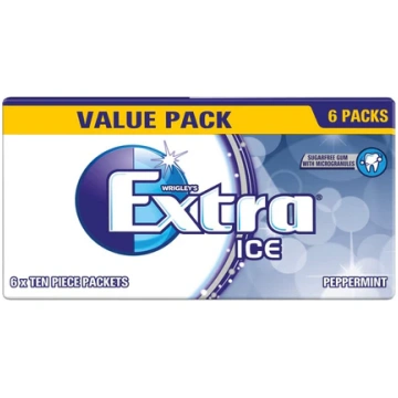 Wrigley's Extra Ice Peppermint Chewing Gum Su