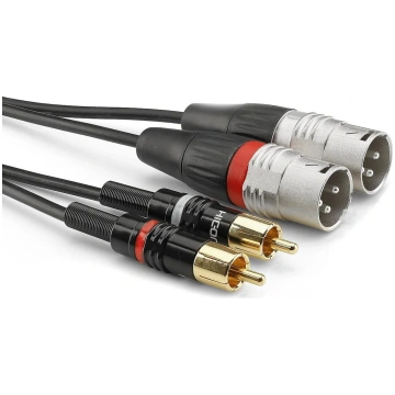 Instrument cable | 2 x XLR / 2 x RCA, HICON | 6,00
