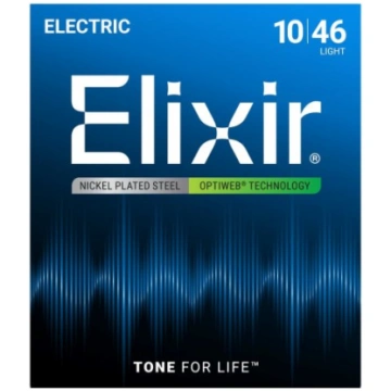 Elixir 19052 Optiweb Light - electric guitar strin