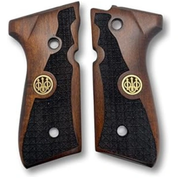 Zib Grips ar rokām darināti koka rokturi Beretta 9