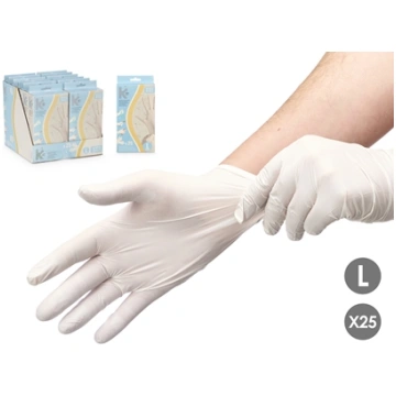 Set of 25 nitrile gloves size L, 59449, Kipit 5944