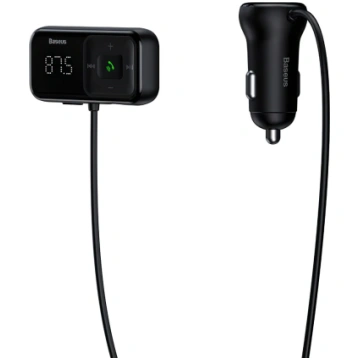 Baseus T-Typed Bluetooth FM Modulator, 2 x USB-A C