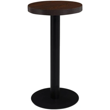 vidaXL bistro galds, tumši brūns, 40 cm, MDF