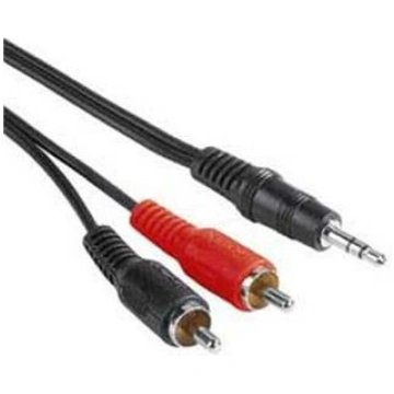 Kabelis Premiumcord Jack 3.5mm - Rca (cinch) X2 2m