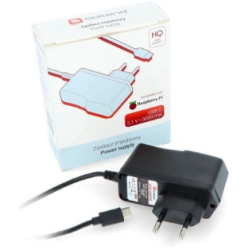 Barošanas avots justPi USB-C 5.1V/3A, piemērots Ra