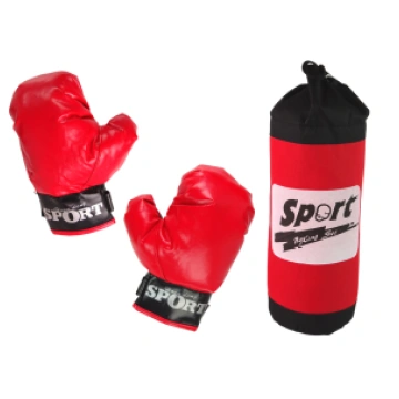 Boxing Set Sack + Velcro gloves 13478-uniw