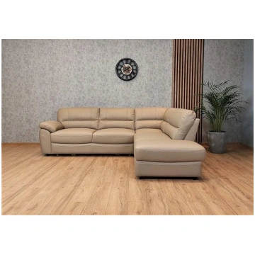 Balticus Super Comfortable Real Leather Corner Sof