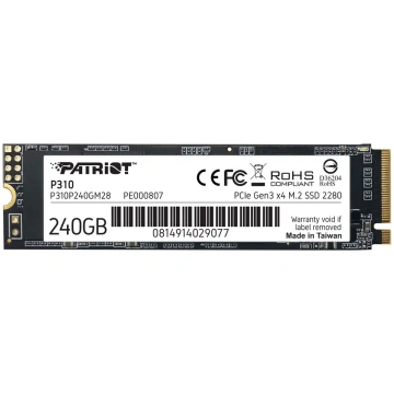 P310 240 GB (PCIe 3.0 x4 NVMe 1.3 M.2 2280) 814914