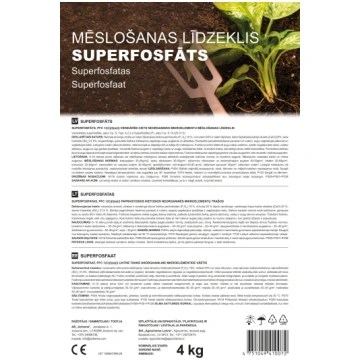 Superfosfāts 4kg DĀRZIEM