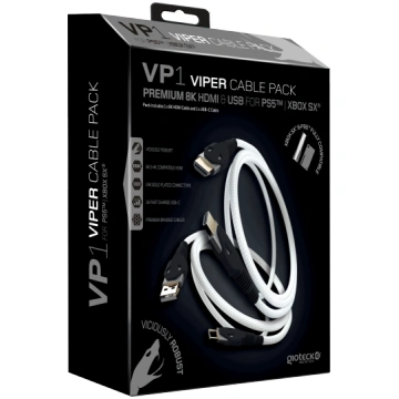 Gioteck Premium HDMI & USB-C Cable Pack (Uni)