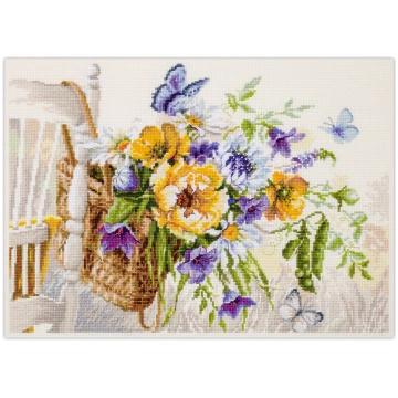 Izšūšanas komplekts Magic Needle Summer Basket 210