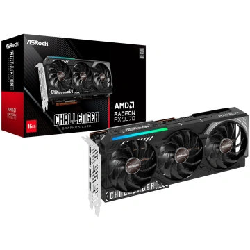 ASRock Radeon RX 9070 CHALLENGER, graphics card bl