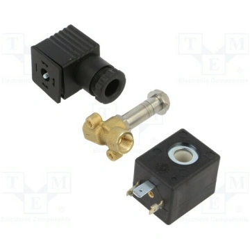 Electromagnetic valve; G 1/8"; brass; FKM; Valve: