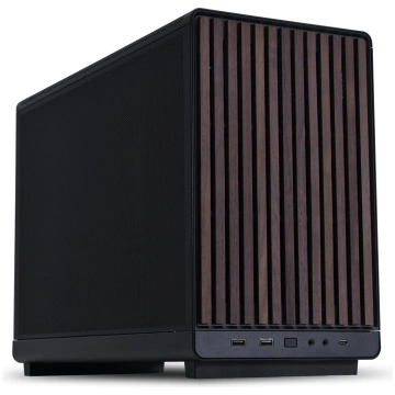 Lian Li Case||micro ATX/Micro-ITX|Black/Wood|Micro