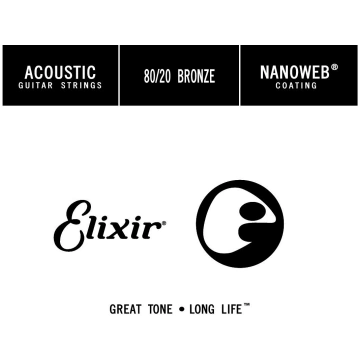 Elixir 15123 Acoustic Nanoweb Single 023