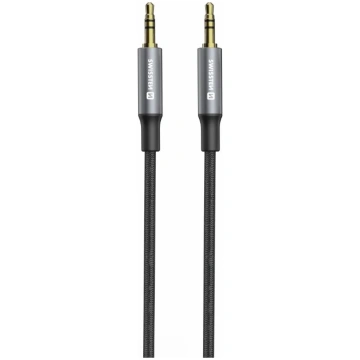 Swissten Textile Aux Audio Cable 1.5m 73501215 (85