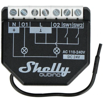 Shelly Shelly Qubino Wave2PM Controller, 2-channel