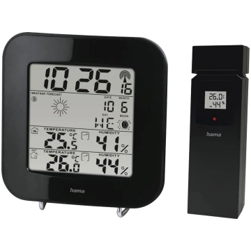 Hama 00186310 Weather station EWS-200 Black