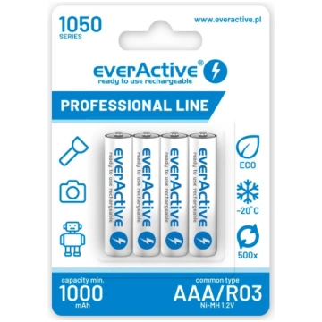 Akumulatoru komplekts AAA NiMH everActive EVHRL03-