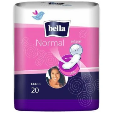 BELLA NORMAL 20 gab. siev. higiēniskās paketes