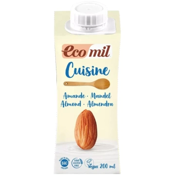ECOMIL Cuisine Almond kulinārijas krēms, 200 ml