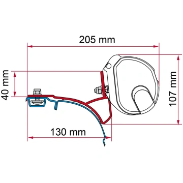Fiamma Adap.F35 VW T5