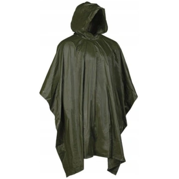 Mil-Tec Rain Poncho - PVC - OD Green - 10628501 SP
