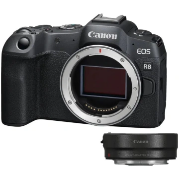 Canon EOS R8 Full-Frame Mirrorless Camera + EF-EOS
