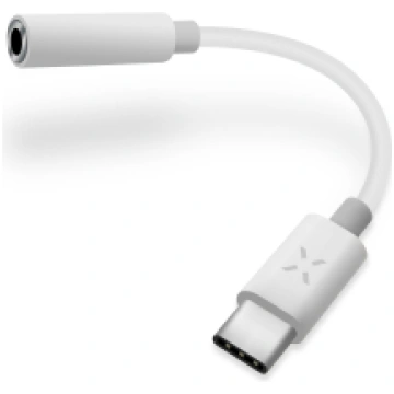 FIXED Link AdapterUSB-C/3.5mm jack, White | Fixed 