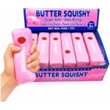 Mini Butter Squishy T05-4717 - Strawberry - Antist
