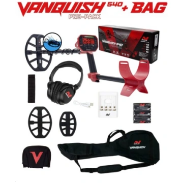 Metāla detektors Minelab Vanquish 540 Pro-Pack + D