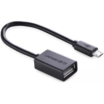 USB kabelis Ugreen 10396 0.12m USB 2.0 A uz Micro-