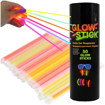 Spīdošās aproces un luminiscējošie kociņi, 20 cm, 