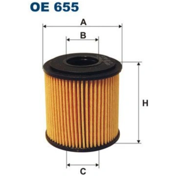 FILTRON OE655 Eļļas filtrs