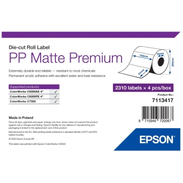 Epson Premium - die cut labels - matte - 9240 labe