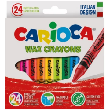 Vaska krītiņi CARIOCA, 24gab., mazgājami - 200-136