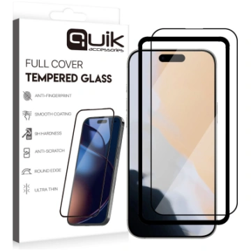 Tālruņa ekrāna aizsargstikls Quik Apple iPhone 17 