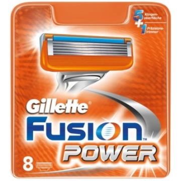 Gillette Fusion Power skuvekļa kasetes - 8 vnt