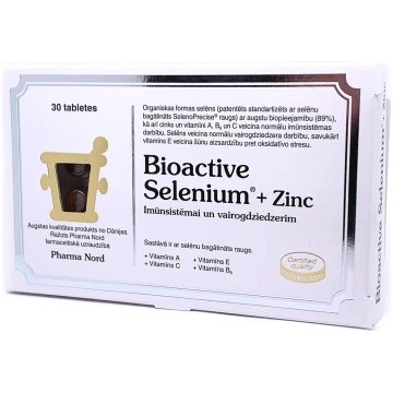 Pharma Nord Bioactive Selenium®+Zinc tabletes N30