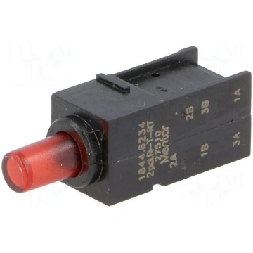 Switch: push-button | Pos: 2 | DPDT | 0.5A/60VAC |