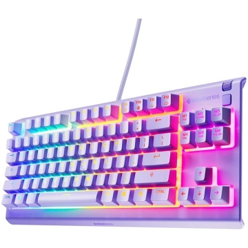 SteelSeries Apex 3 TKL Lavender RGB spēļu tastatūr