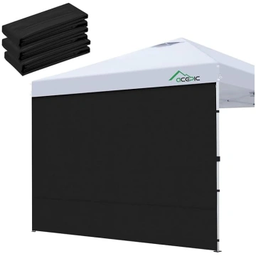 Acepic Pack of 3 Side Walls for Gazebo 3 x 3 m, Ga