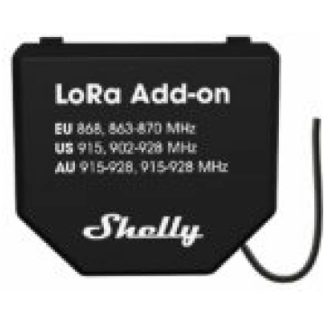 Shelly LoRa Add-on Radio module black aksesuārs SH