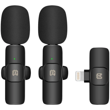 Puluz Wireless microphone PU3150B, lavalier type. 